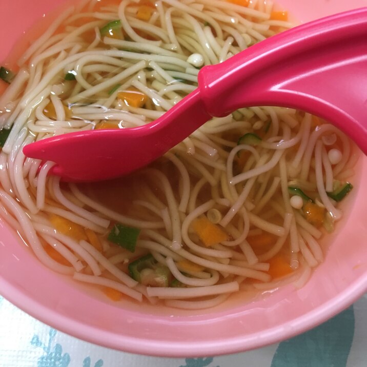 離乳食完了期 オクラと人参の素麺 レシピ 作り方 By Xmickyx 楽天レシピ 離乳食完了期 オクラと人参の素麺 レシピ 作り方 By Xmickyx 楽天レシピ